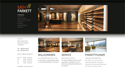 Desktop Screenshot of meh-parkett.de